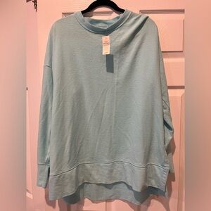 Aerie Soft lightweight Blue Knit sweater